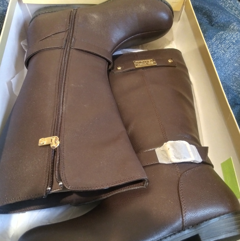 Womens michael kors boots brown " MELIA" SIZE 4